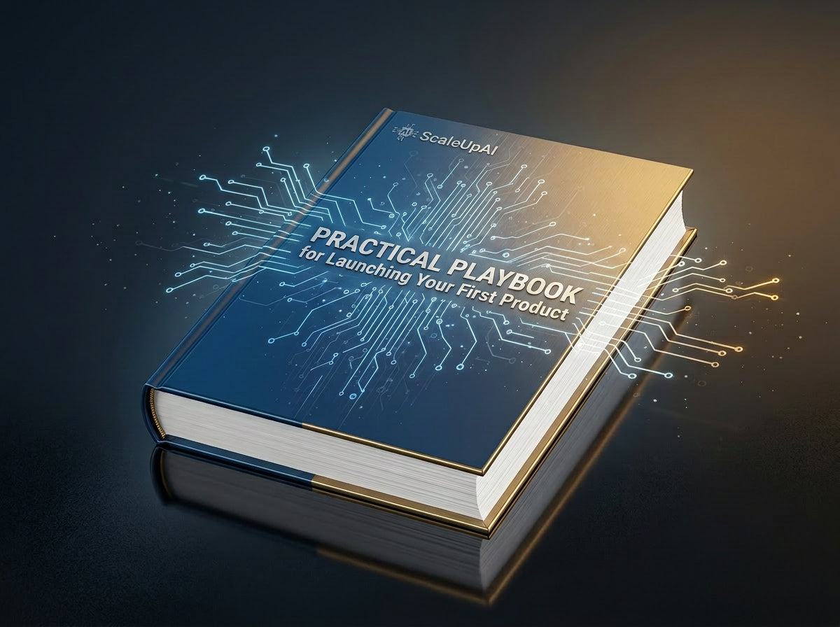Practical Playbook for Launching Your First Product - ScaleUpAI